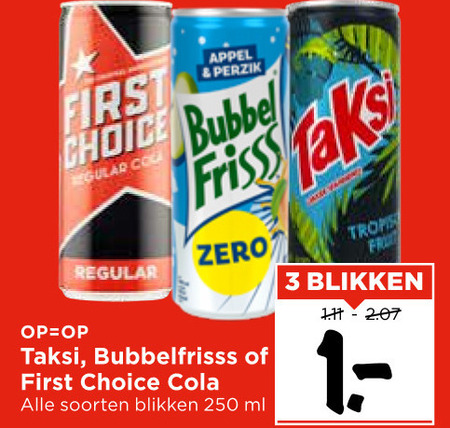 Taksi   cola, fruitdrank folder aanbieding bij  Vomar - details