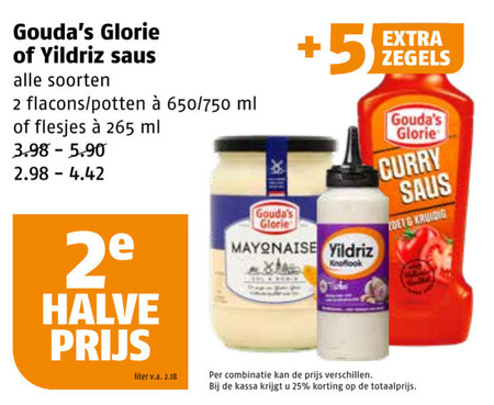 Yildriz   snacksaus, mayonaise folder aanbieding bij  Poiesz - details