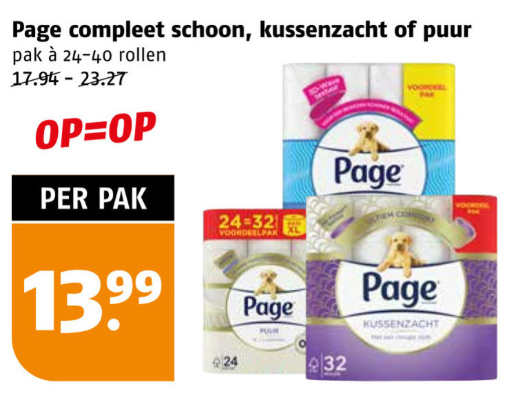 Page   toiletpapier folder aanbieding bij  Poiesz - details