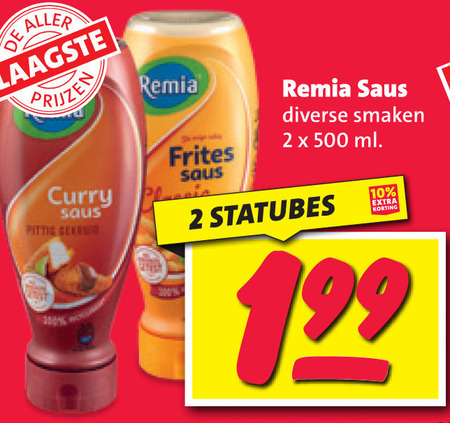 Remia   curryketchup, mayonaise folder aanbieding bij  Nettorama - details