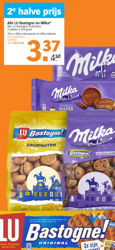 Lu   kruidnoten, chocolade folder aanbieding bij  Albert Heijn - details