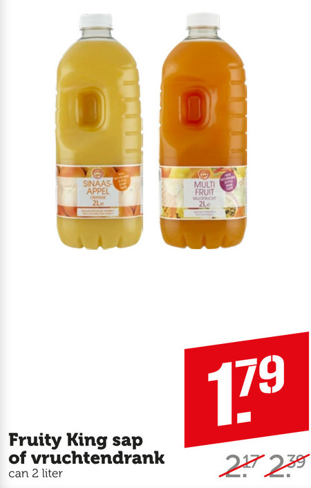 Fruity King   fruitdrank folder aanbieding bij  Coop - details