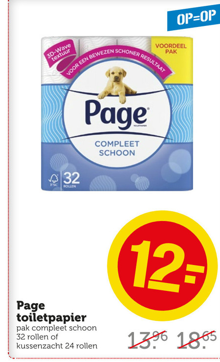 Page   toiletpapier folder aanbieding bij  Coop - details