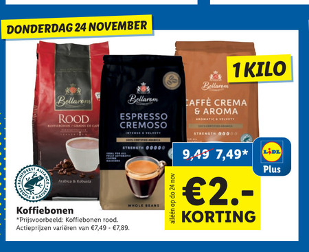 Hysterisch Theoretisch strak Bellarom koffiebonen folder aanbieding bij Lidl - details