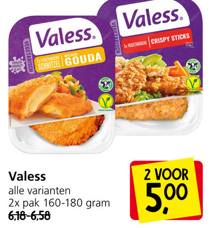 Valess   vegetarisch folder aanbieding bij  Jan Linders - details