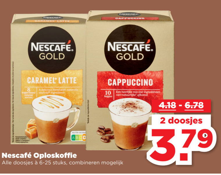 Nescafe   oploskoffie folder aanbieding bij  Plus Vandaag - details