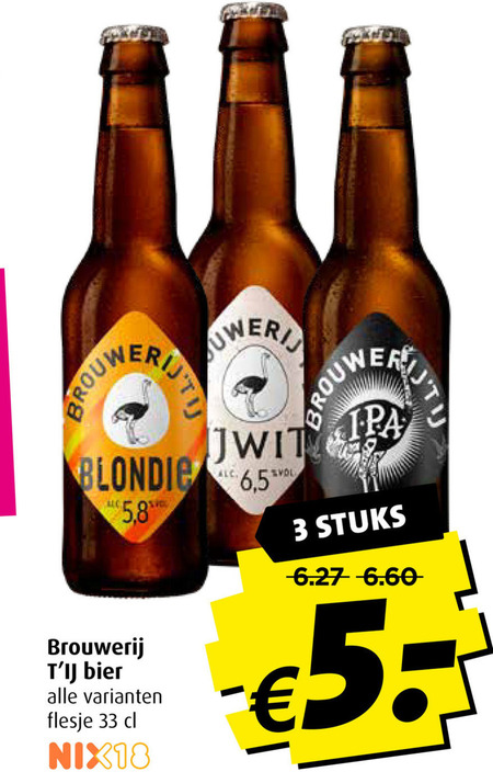 Brouwerij t IJ   speciaalbier folder aanbieding bij  Boni - details