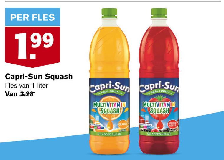 Capri-Sun   fruitdrank folder aanbieding bij  Hoogvliet - details