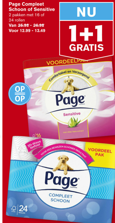 Page   toiletpapier folder aanbieding bij  Hoogvliet - details