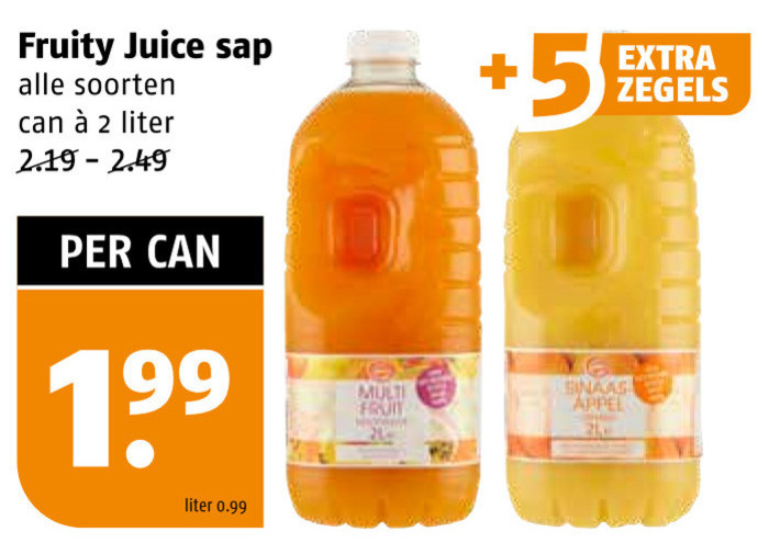 fruitdrank folder aanbieding bij Poiesz - details