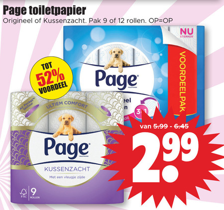 Page   toiletpapier folder aanbieding bij  Dirk - details