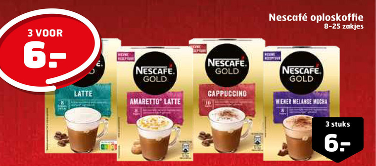 Nescafe   oploskoffie folder aanbieding bij  Trekpleister - details