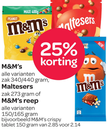 Maltesers   chocolade folder aanbieding bij  Spar - details