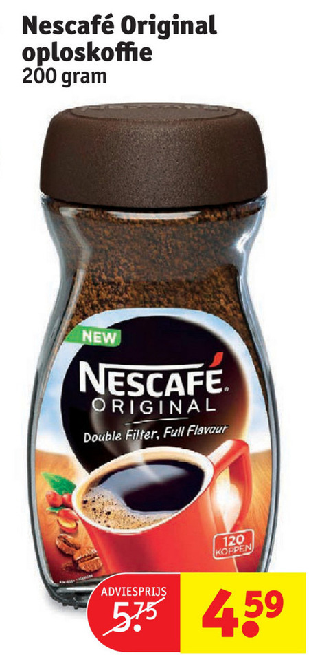 Nescafe   oploskoffie folder aanbieding bij  Kruidvat - details