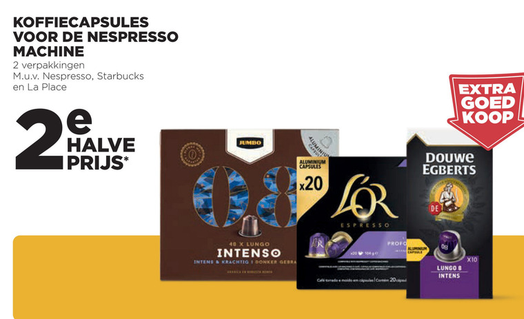 Douwe Egberts L Or   koffiecups folder aanbieding bij  Jumbo - details