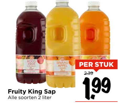 Fruity King   fruitdrank folder aanbieding bij  Vomar - details