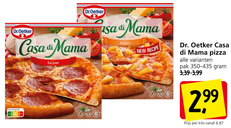 Dr Oetker   diepvriespizza folder aanbieding bij  Jan Linders - details