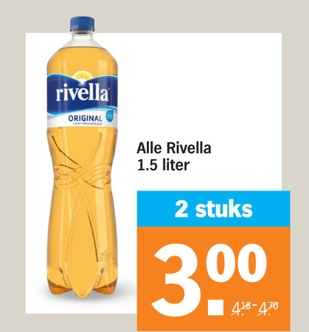 Rivella   frisdrank folder aanbieding bij  Albert Heijn - details