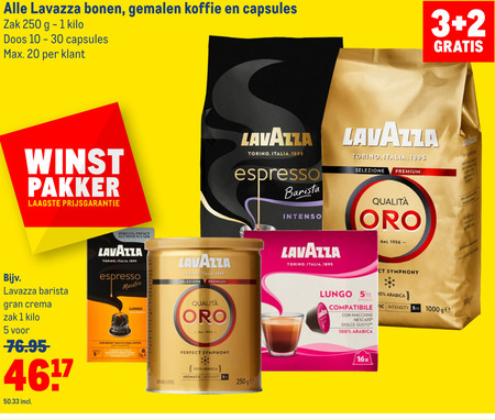 Lavazza   dolce gusto capsules, koffie folder aanbieding bij  Makro - details