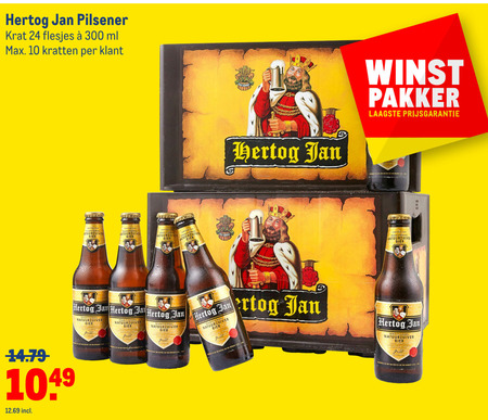 Hertog Jan   krat bier folder aanbieding bij  Makro - details