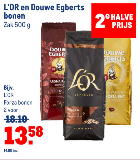 Douwe Egberts   koffiebonen folder aanbieding bij  Makro - details