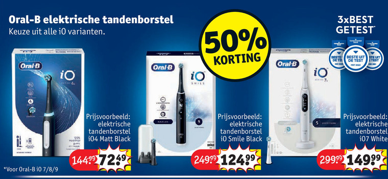 Braun Oral-B   electrische tandenborstel folder aanbieding bij  Kruidvat - details