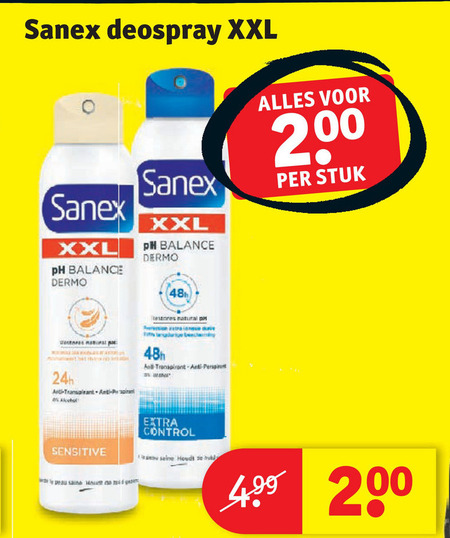 Sanex   deodorant folder aanbieding bij  Kruidvat - details