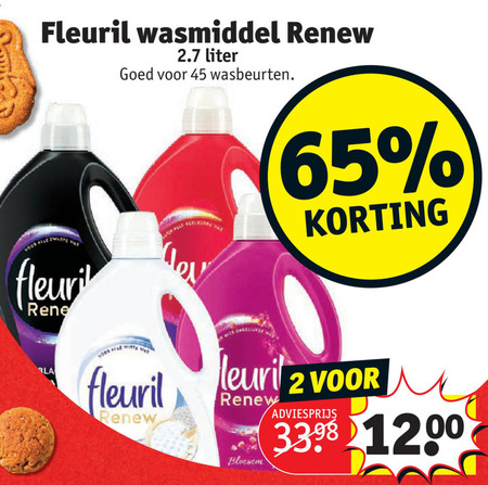 Fleuril   wasmiddel folder aanbieding bij  Kruidvat - details