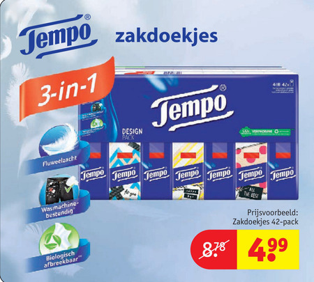 Tempo   zakdoek folder aanbieding bij  Kruidvat - details