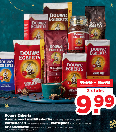 Douwe Egberts   koffie, koffiepad folder aanbieding bij  Plus Vandaag - details