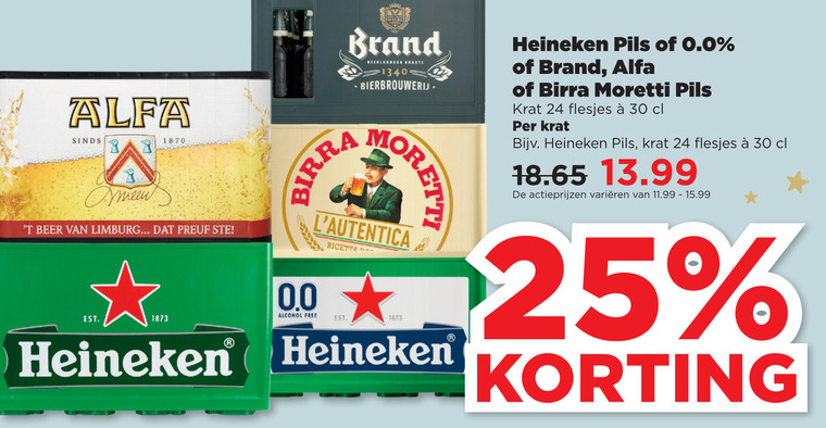 Birra Moretti   krat bier folder aanbieding bij  Plus - details