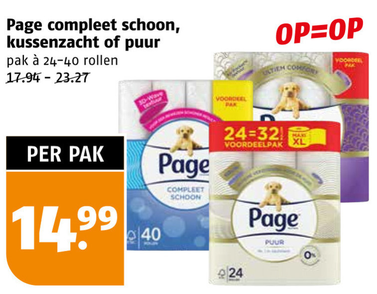 Page   toiletpapier folder aanbieding bij  Poiesz - details