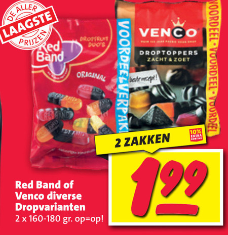 Red Band   drop, snoep folder aanbieding bij  Nettorama - details