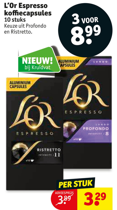 Douwe Egberts L Or   koffiecups folder aanbieding bij  Kruidvat - details