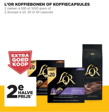 Douwe Egberts L Or   koffiebonen, koffiecups folder aanbieding bij  Jumbo - details