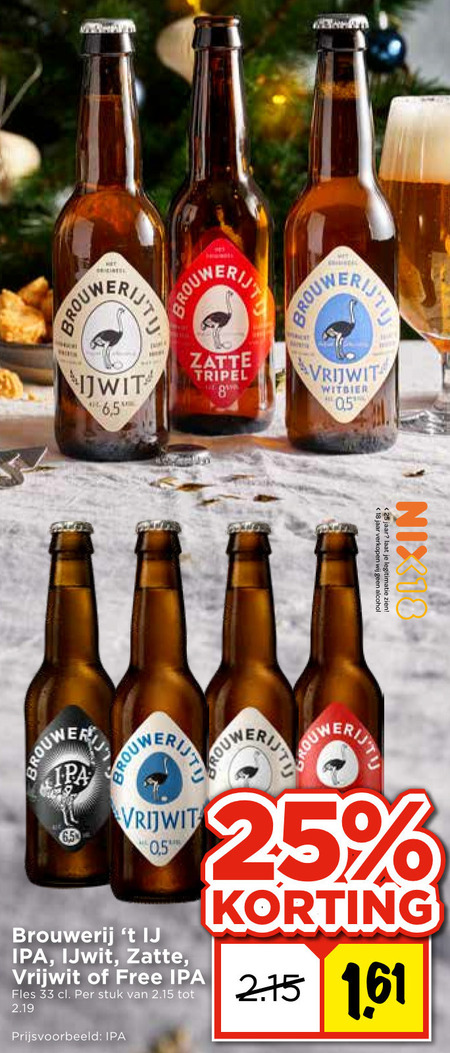 Brouwerij t IJ   speciaalbier folder aanbieding bij  Vomar - details