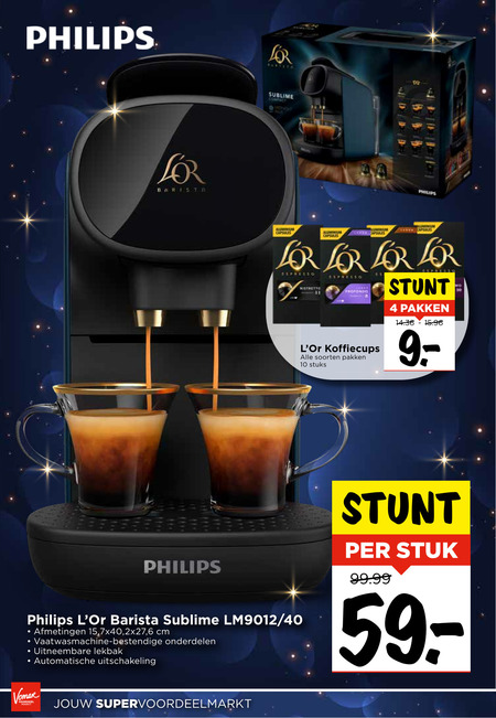 Manhattan vergeten Tirannie Philips nespresso apparaat folder aanbieding bij Vomar - details