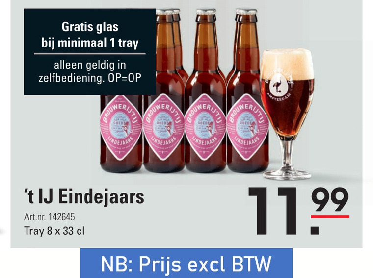 Brouwerij t IJ   speciaalbier folder aanbieding bij  Sligro - details