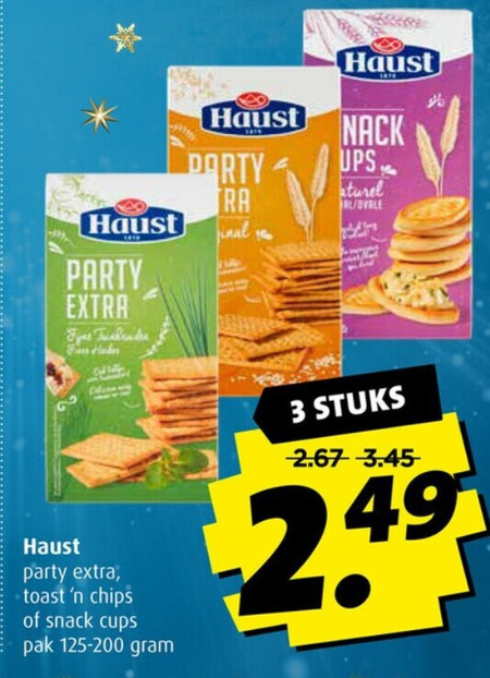 Haust   toast folder aanbieding bij  Boni - details