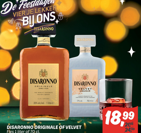 Disaronno   amaretto folder aanbieding bij  Dekamarkt - details