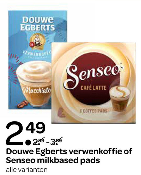 Douwe Egberts   oploskoffie, koffiepad folder aanbieding bij  Spar - details