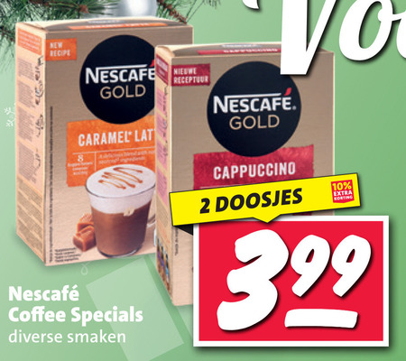 Nescafe   oploskoffie folder aanbieding bij  Nettorama - details