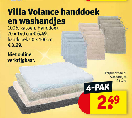 Verrast Conjugeren sectie handdoek, washandje folder aanbieding bij Kruidvat - details