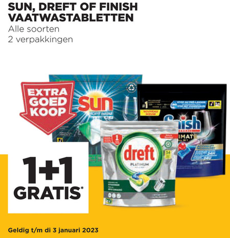 Dreft   vaatwasmiddel folder aanbieding bij  Jumbo - details