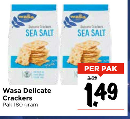 Wasa   crackers folder aanbieding bij  Vomar - details