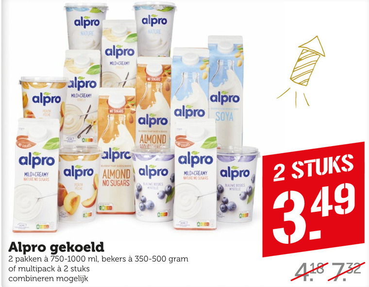 Alpro   soja zuivel, soja yoghurt folder aanbieding bij  Coop - details