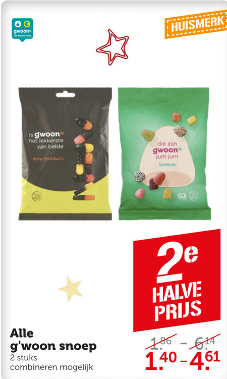 Gwoon   snoep folder aanbieding bij  Coop - details