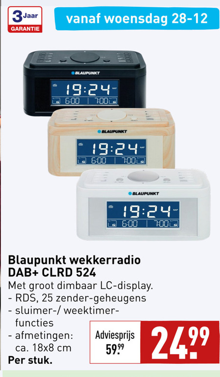 Voorbereiding Vol Onschuldig dab radio, wekkerradio folder aanbieding bij Aldi - details