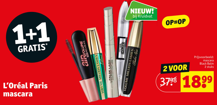 Maskara Folder L Oreal mascara folder aanbieding bij Kruidvat - details
