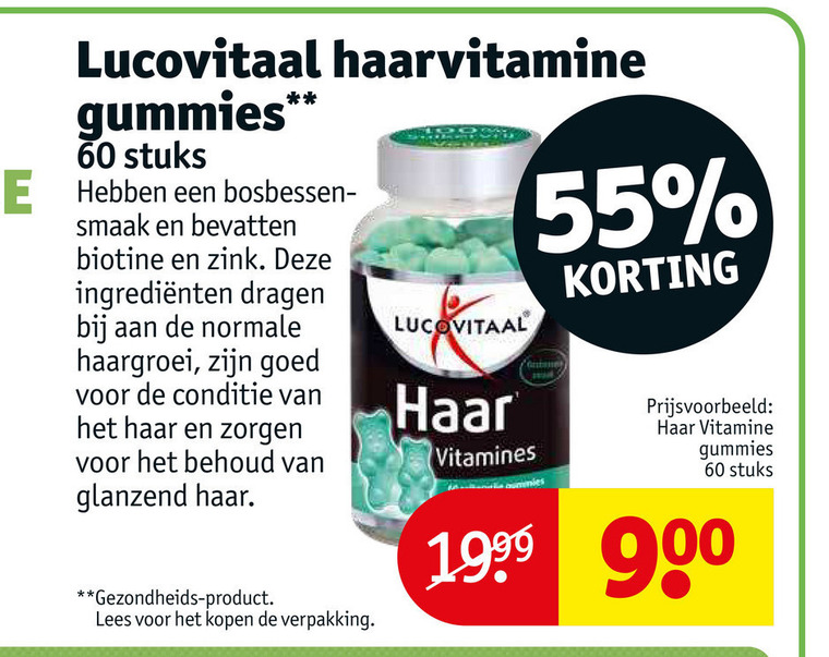 Lucovitaal   vitamine folder aanbieding bij  Kruidvat - details